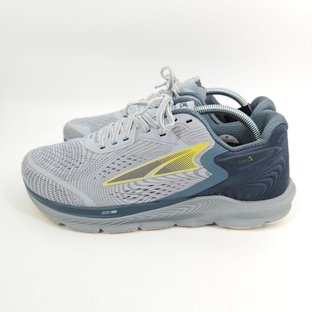 Altra Torin 5 Running Shoes Mens Size 10 Blue Gray Yellow Road Trainer - Picture 3 of 11